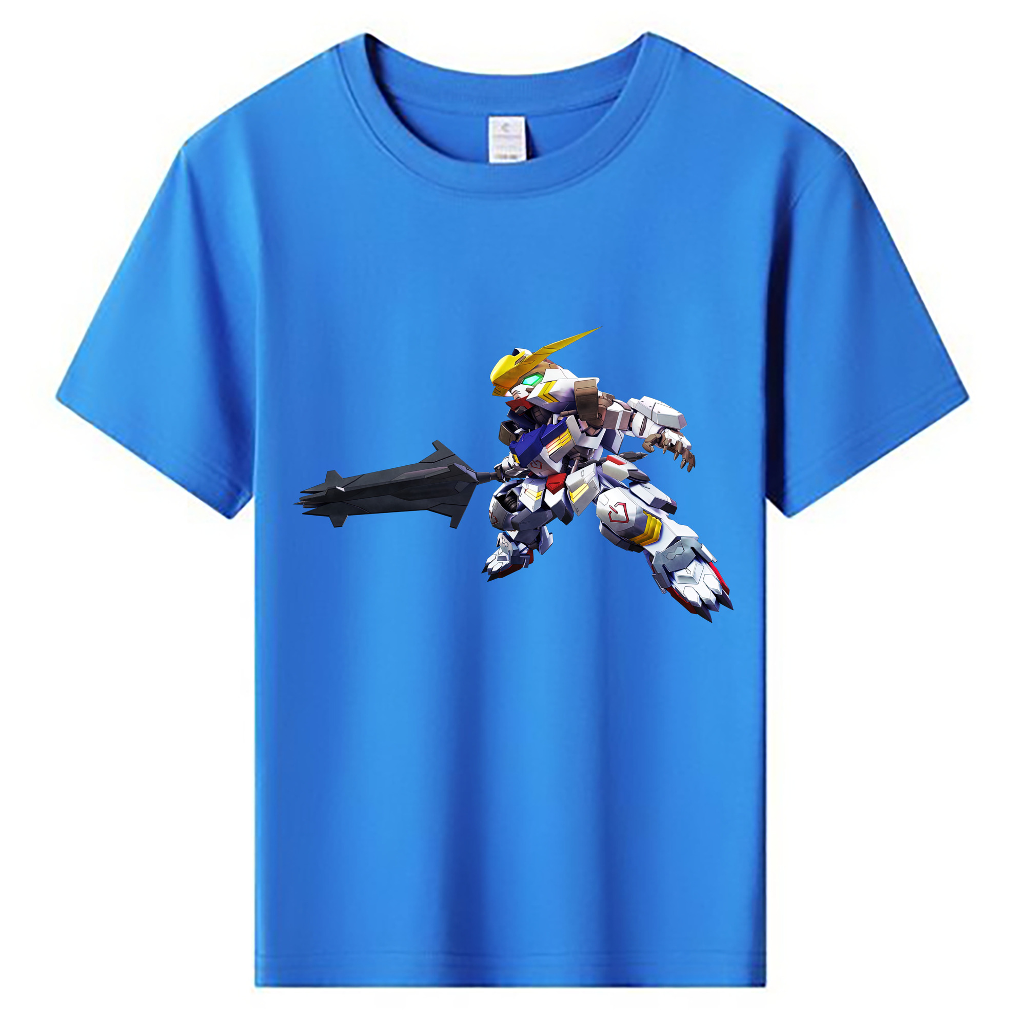 （画像用） 機動戦士ガンダム Mobile Suit Gundam 綿100％キッズTシャツ（フロントプリント）